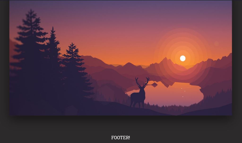 AnimatedFooter Section