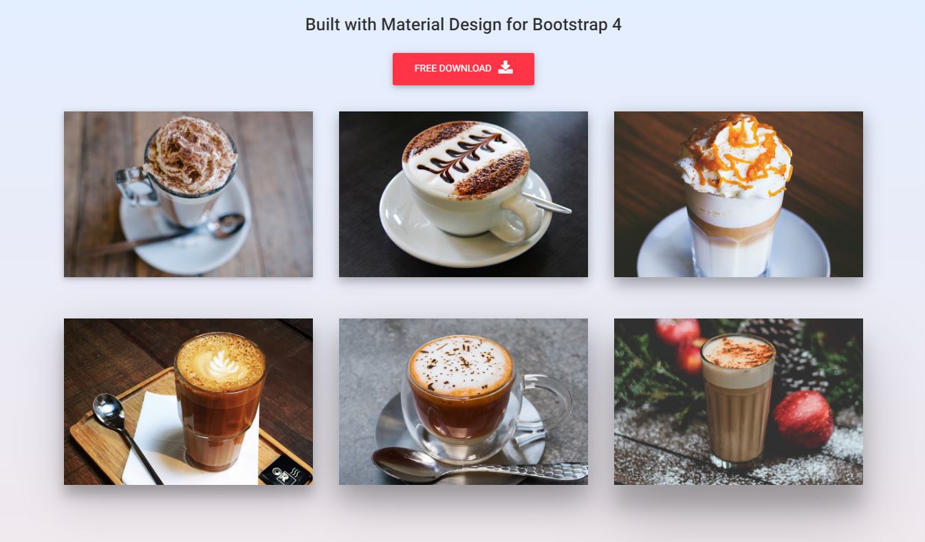 12+ Bootstrap Box Shadow Examples - OnAirCode