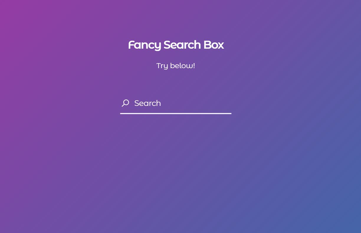 30+ JavaScript Search Box Design Examples OnAirCode