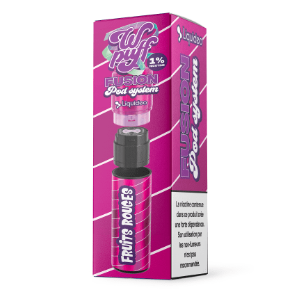 Wpuff Pod Fusion 15K - Starter Kit - Fruits Rouges - 1%