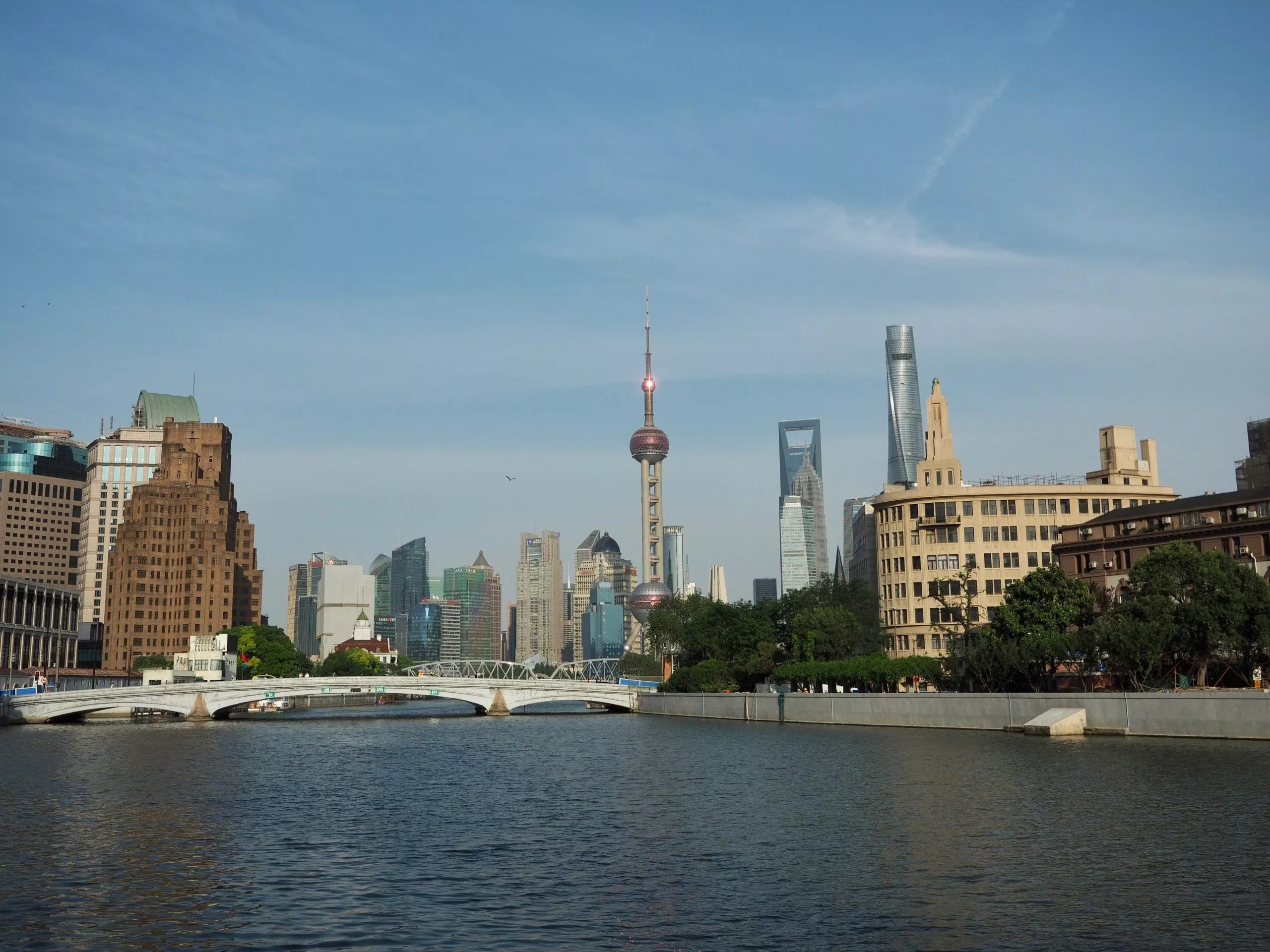 Shanghai skyline.