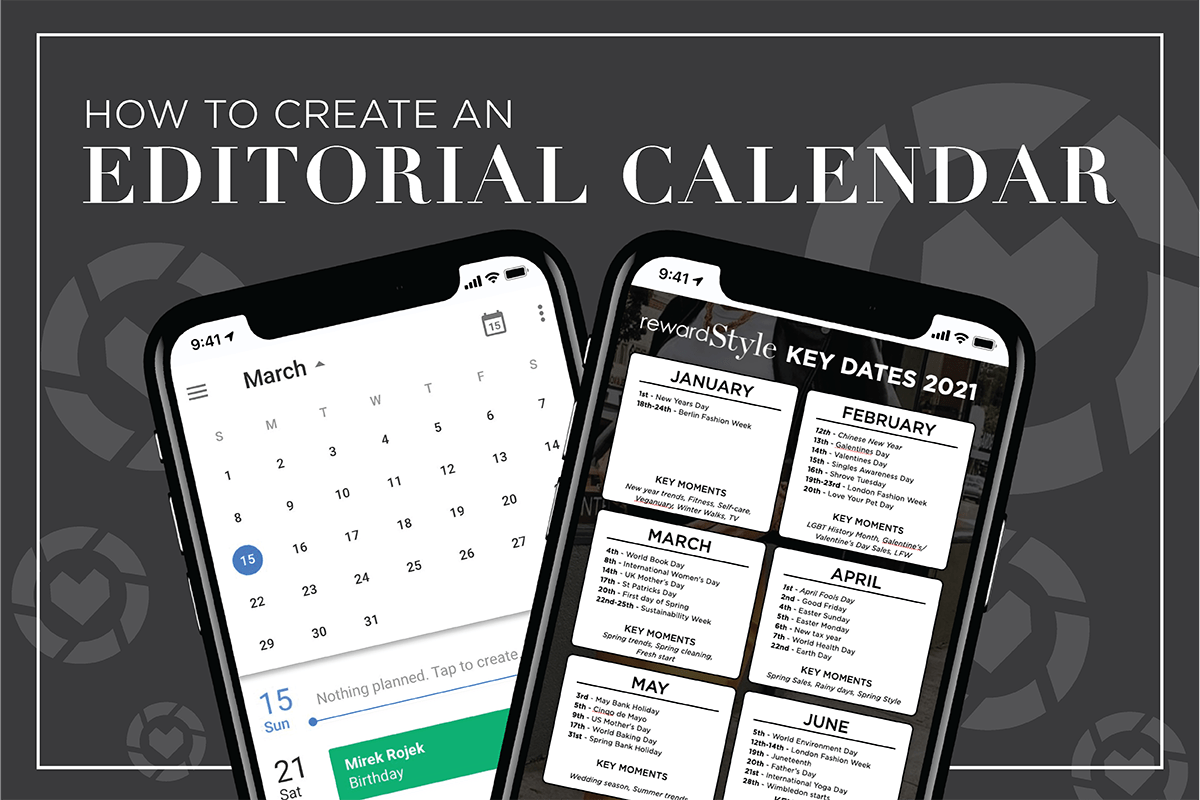 How To Create An Editorial Calendar Be The Bean - Mobile Nature Photos for Desktop