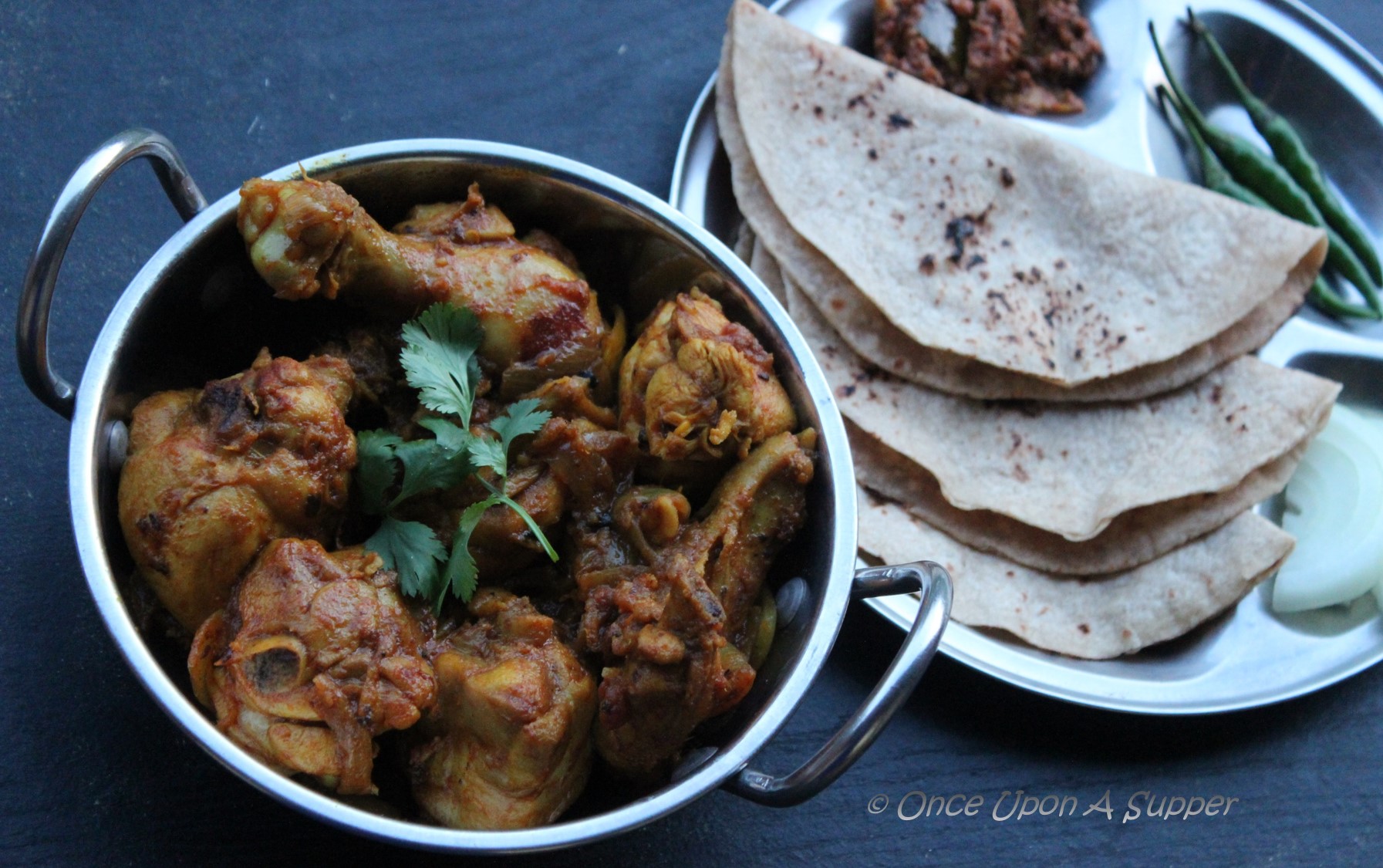 Bhuna Murgh or Kosha Murgir Mangsho — South Asian Pan Seared spicy Chicken