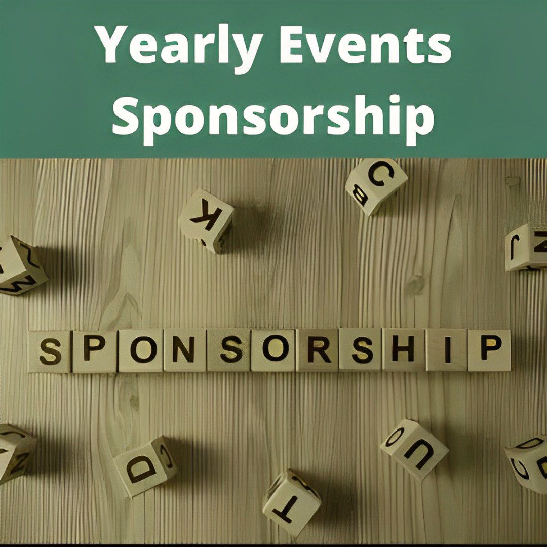 Yearly event sponsorship opportunity.