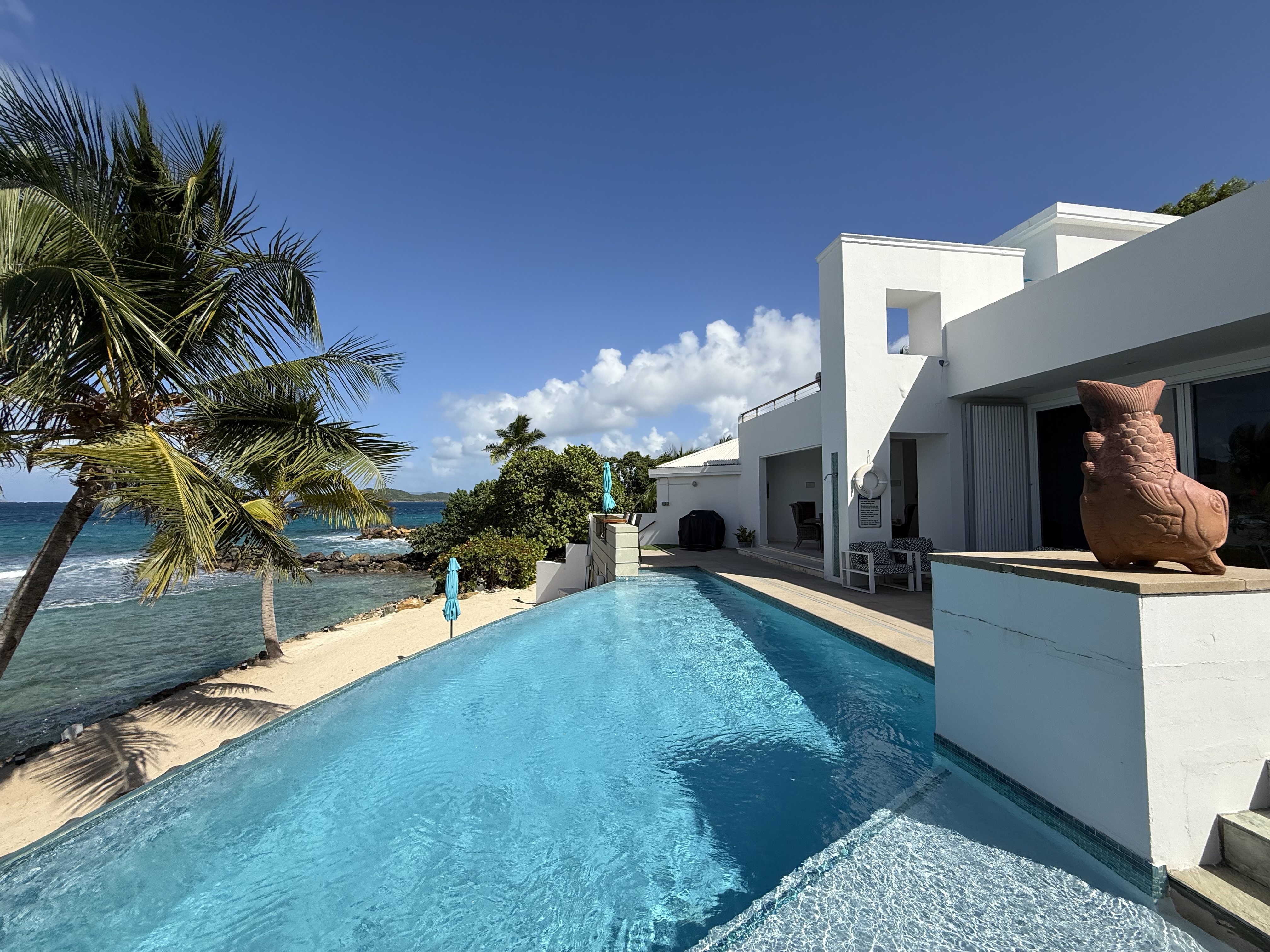 Dreamy pool welcomes you to take a dip