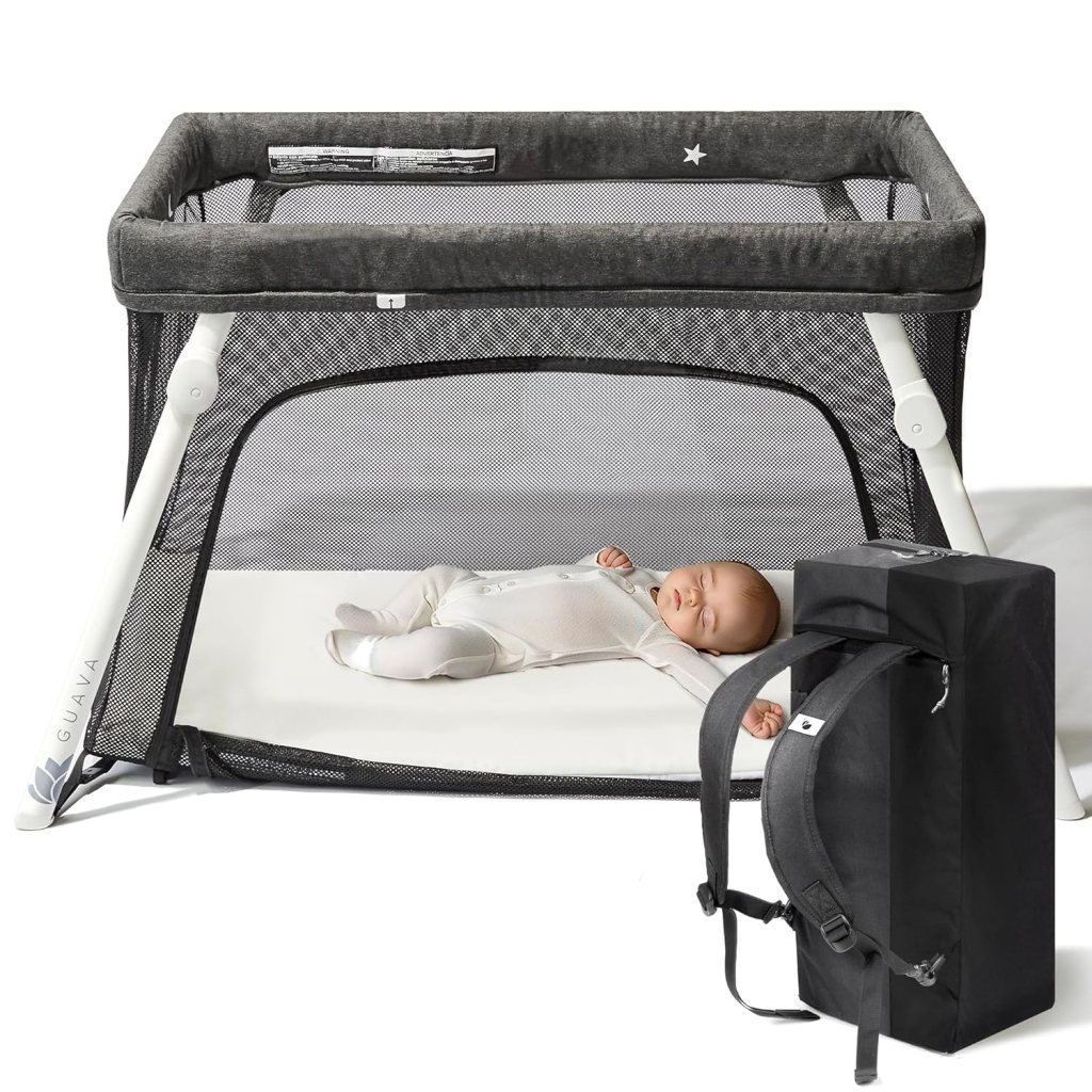 Guava Lotus travel bed for toddler sleep
