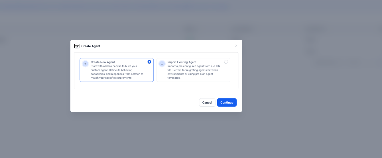 GoHighLevel Agent Studio Create Agent interface