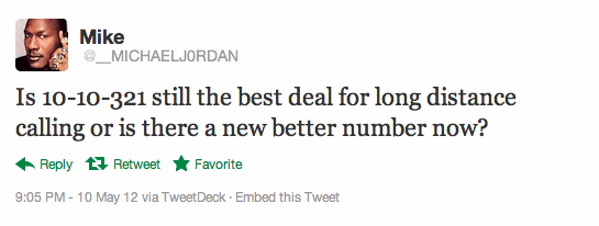 A @__MichaelJ0rdan Tweet