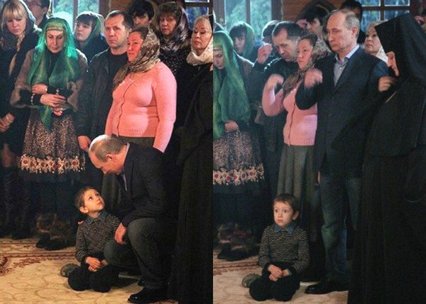 Putin Terrifies A Small Boy