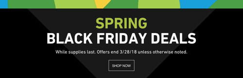 Ad for Lowe's Spring Black Friday Deals