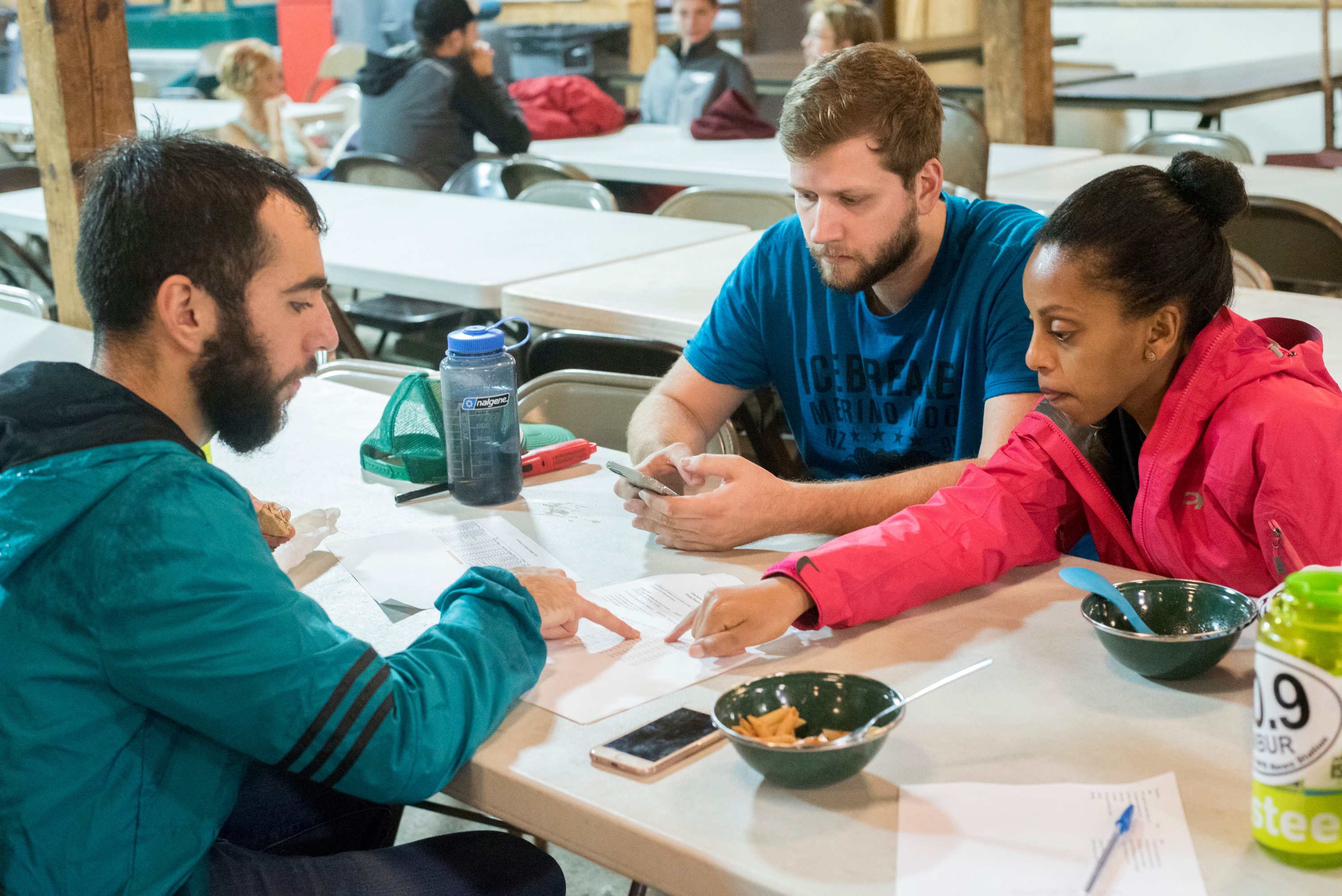 Going over crew instructions. Photo Credit - Samantha Alyn Goresh