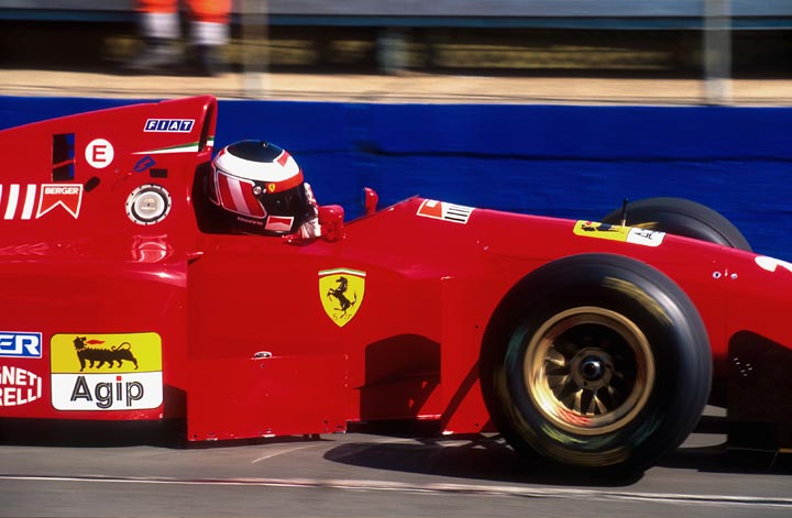 Gerhard Berger Ferrari 412t1b 1994 One Image F1
