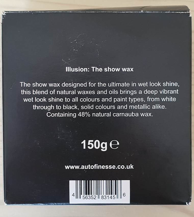 Auto Finesse Illusion Show Wax – One Man And His Mustang