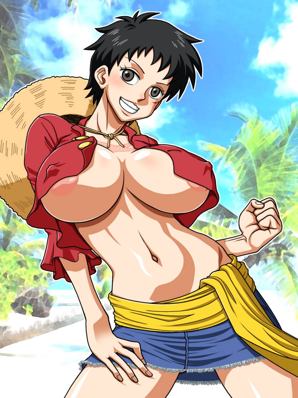 Female Luffy Hentai