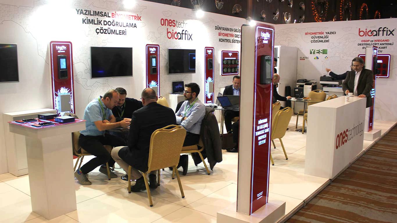 Ones Technology ISAF Exclusive 2019 Güvenlik Fuarı'na yeni geliştirdiği BioAffix biyometrik ürün ailesi cihazları ile katıldı