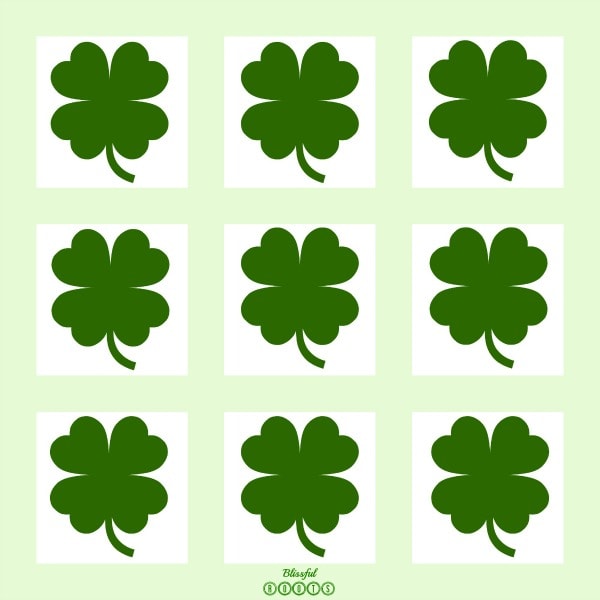 printable st patricks day tic tac toe game