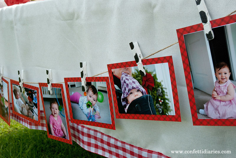 How to Make a First Birthday Photo Banner