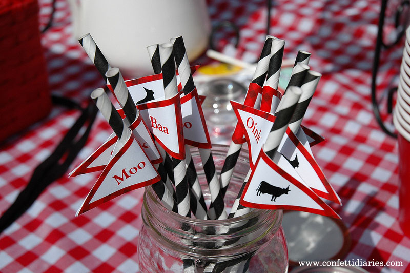 Free Printable Barnyard Animal Sound Flags