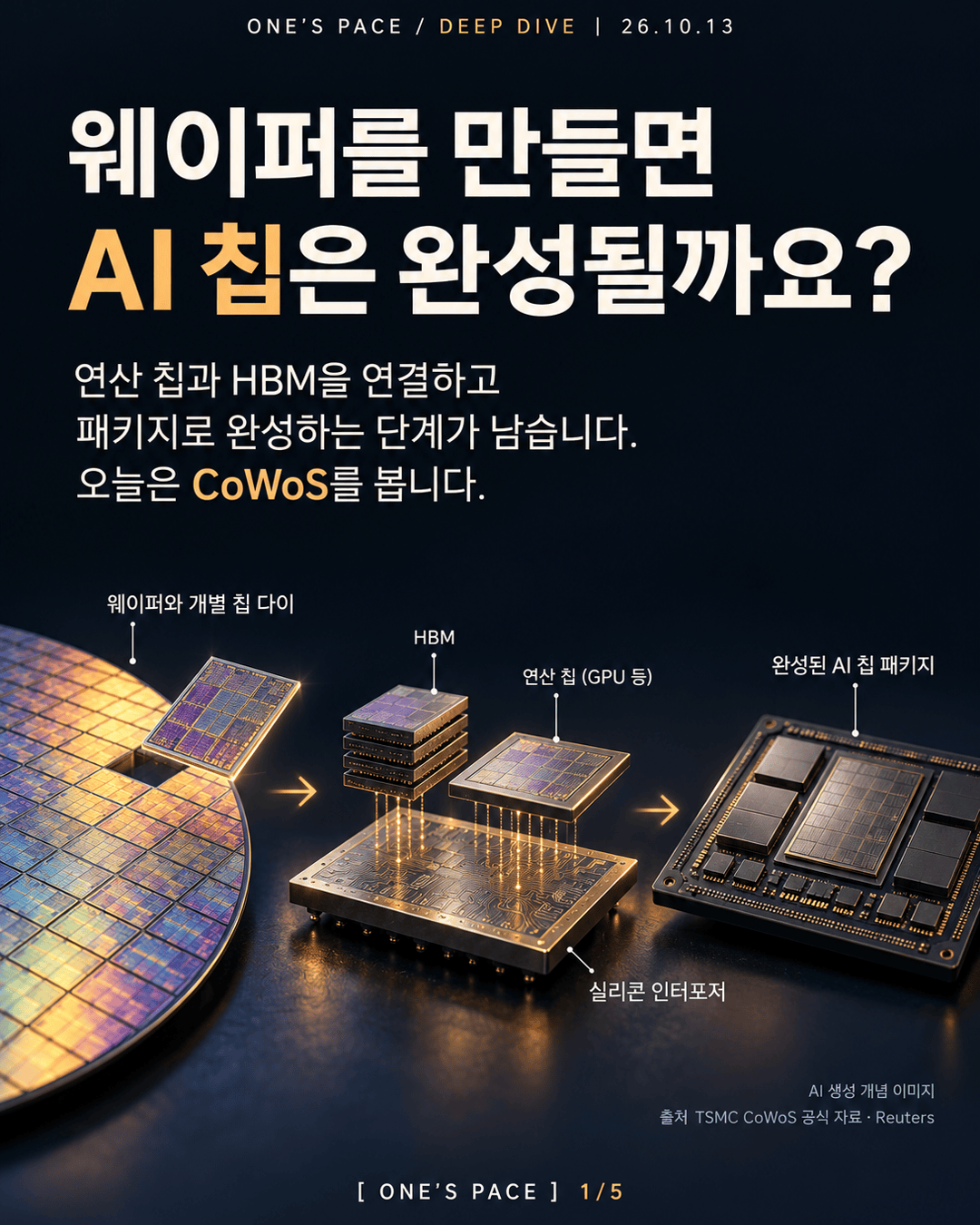 웨이퍼 뒤에 남는 패키징 단계
