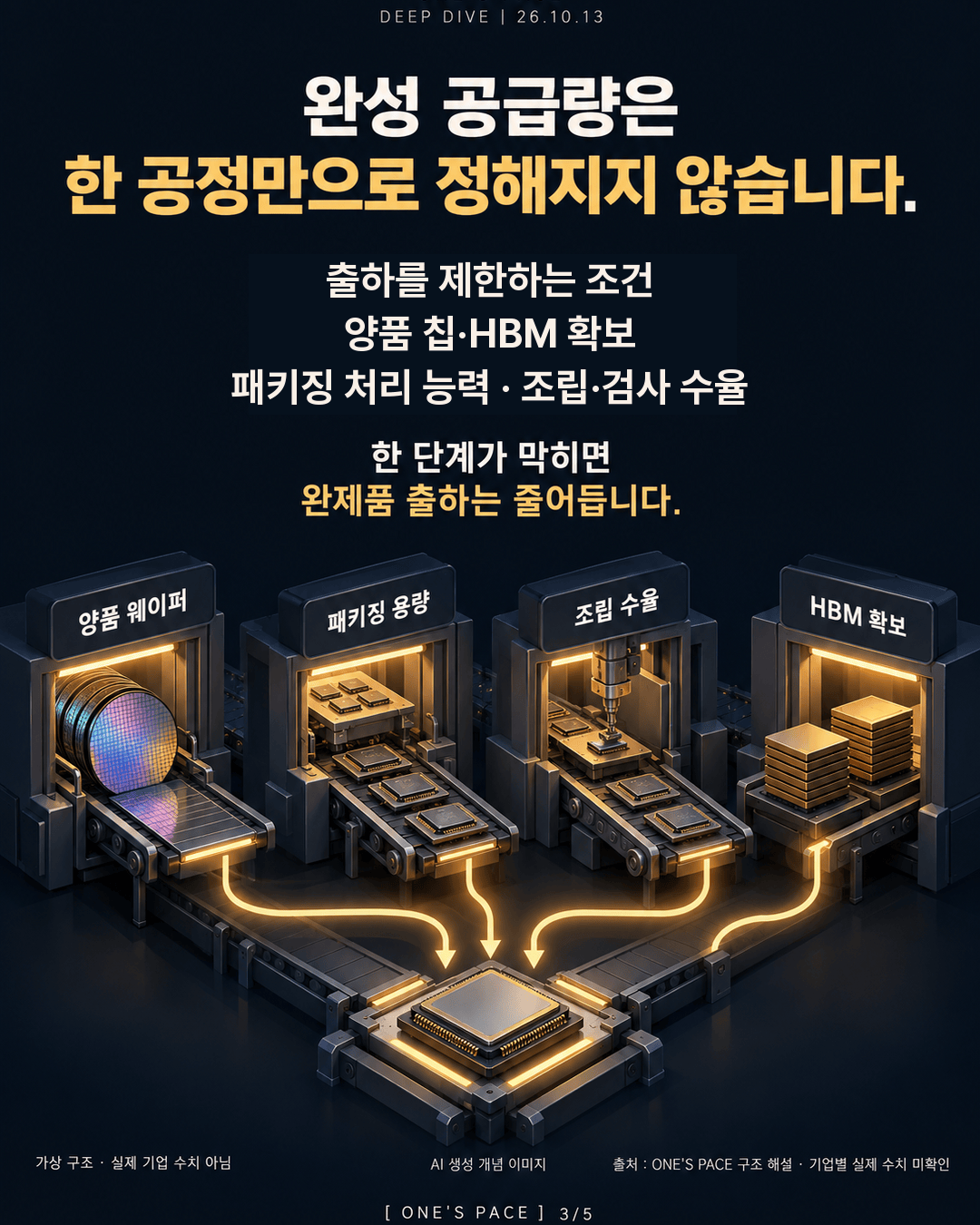 부품 확보·패키징·조립 검사와 출하 조건