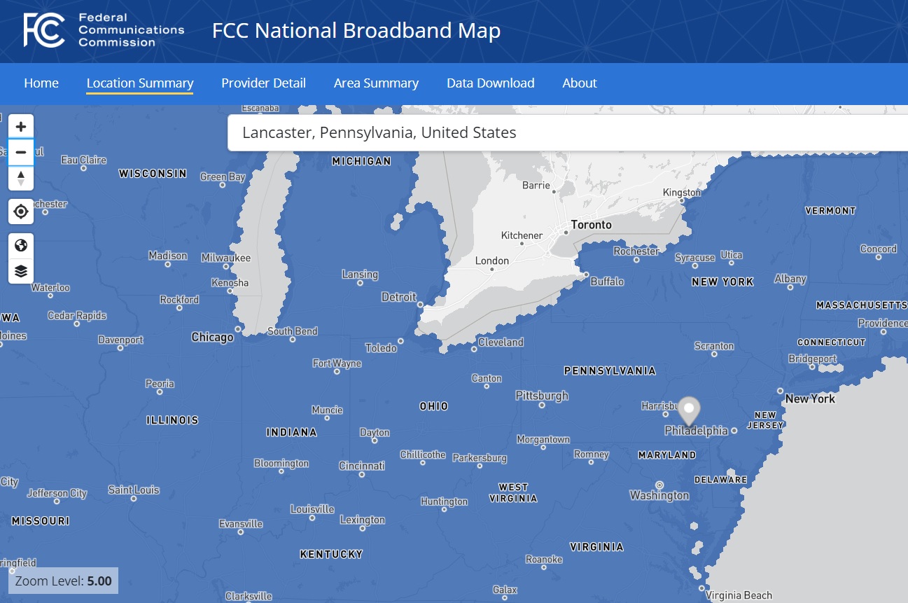 Is The FCC S New Broadband Map Accurate If Not Pa Lancaster County FCC Map 3 