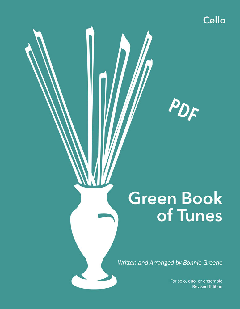 GREEN BOOK OF TUNES, Cello <br>Levels 1 - 2 <br> <small><em>Written and Arr. Greene </em></small><br><strong>PDF </strong>