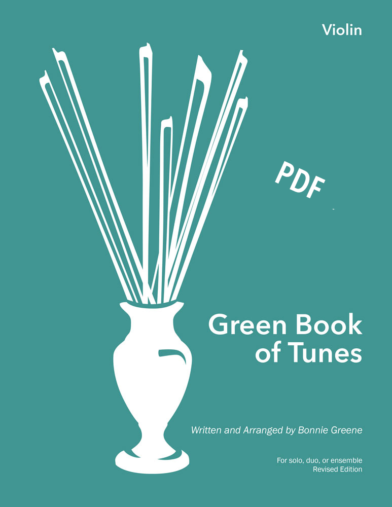 GREEN BOOK OF TUNES, Violin <br>Levels 1 - 2 <br><small><em>Written and Arr. Greene </em></small><br><strong>PDF </strong>