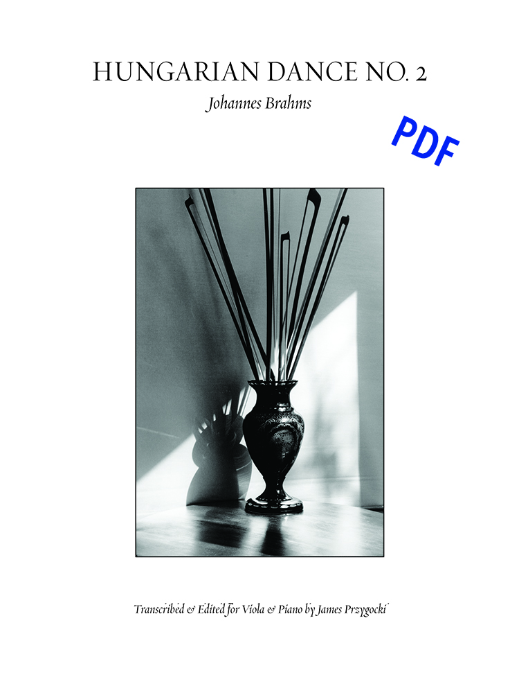 HUNGARIAN DANCE NO. 2 <br><small><em>Brahms, Ed. Przygocki</em></small><br>PDF