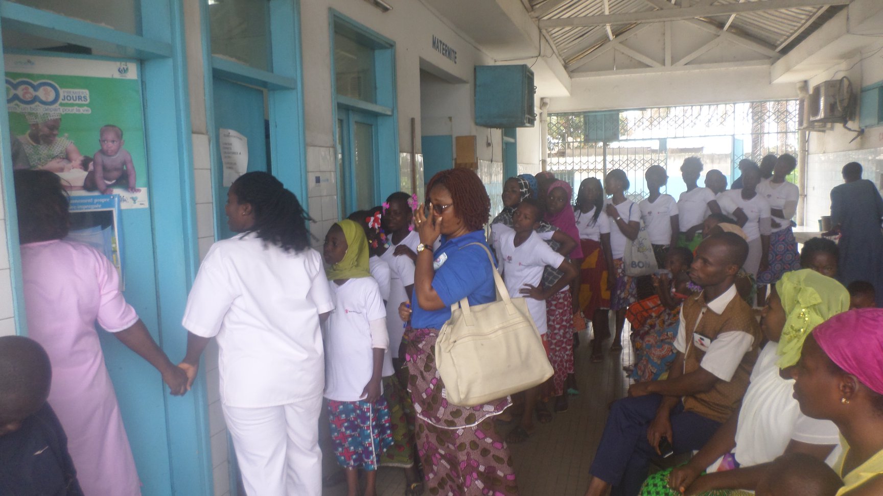 Visite guidée le mercredi 14 aout 2019 au centre de santé communautaire Houphouet Boigny de KOUMASSI
