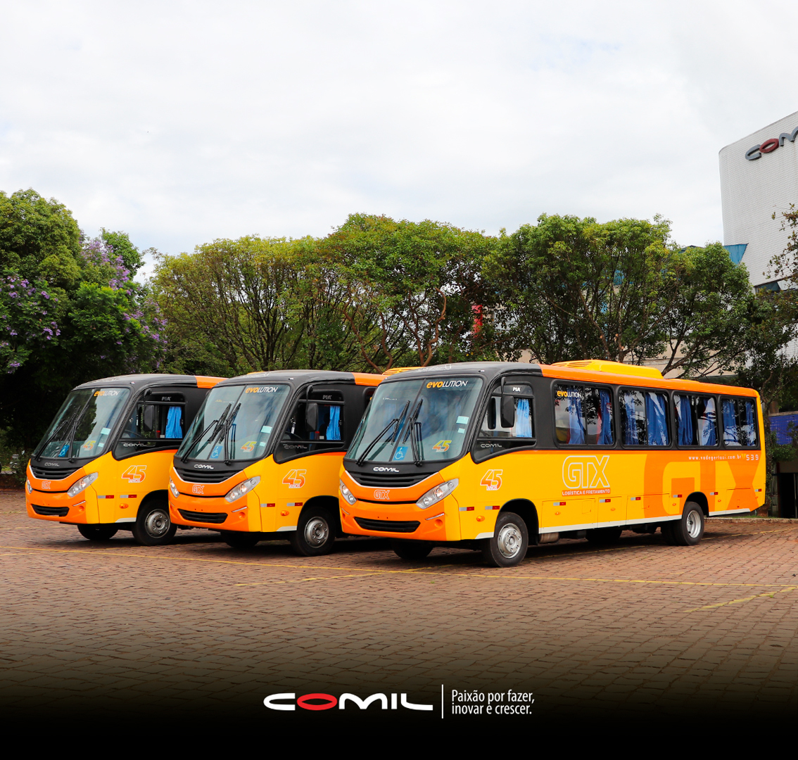 Comil Gertaxi amplia a frota de micro-ônibus da Comil - Ônibus & Transporte