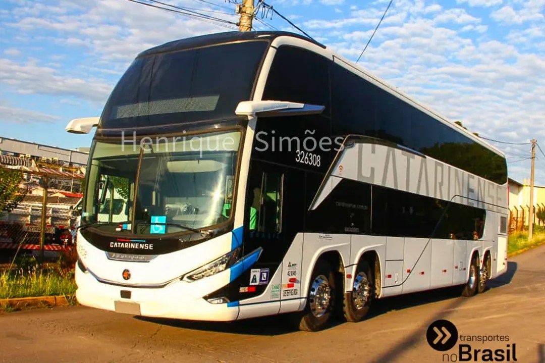 Auto Viação Catarinense eleva padrão do transporte rodoviário com novos ônibus Marcopolo Paradiso G8 1800 DD sobre chassi Scania K450 Euro 6