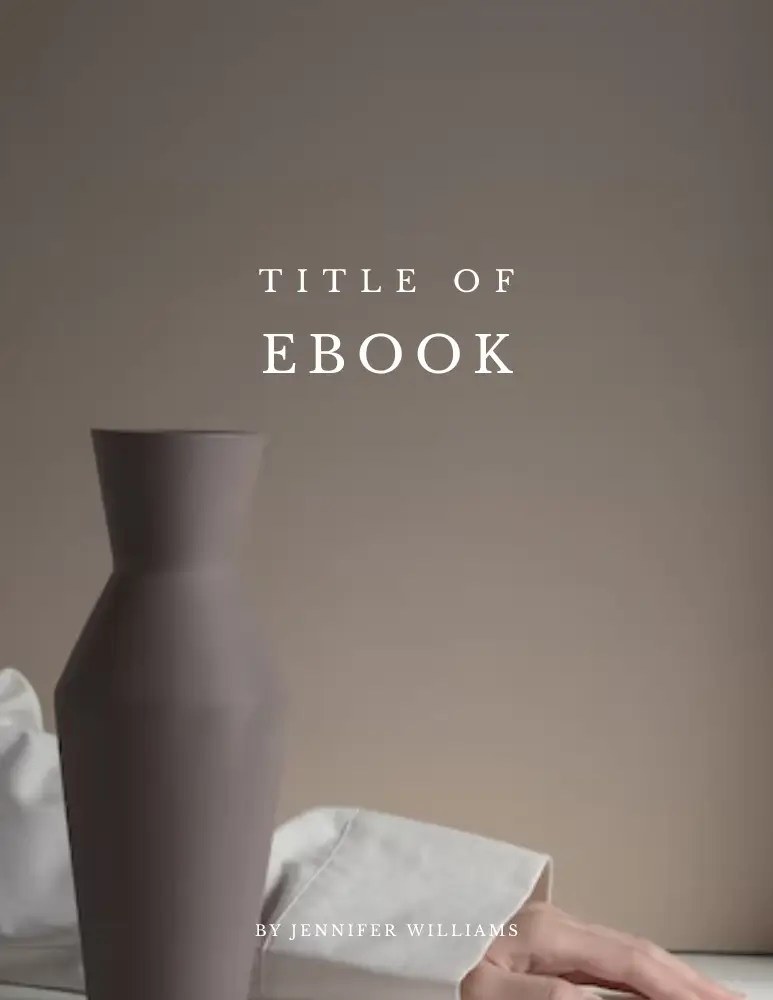 Ebook template design for digital product website, featuring Canva template library and reseller rights.