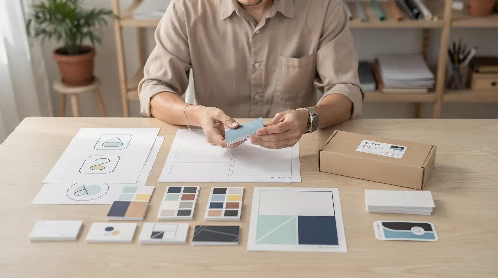 A strong logo comes first. It sets the foundation for every other brand asset