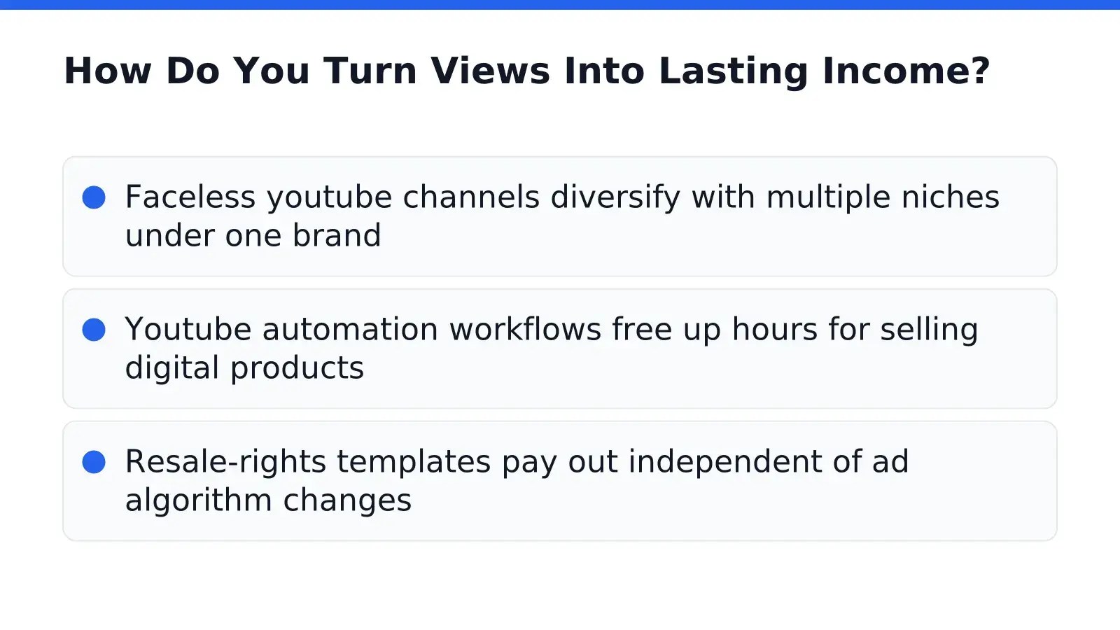 How Do You Turn Views Into Lasting Income