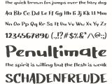 B Basic Drawing Font