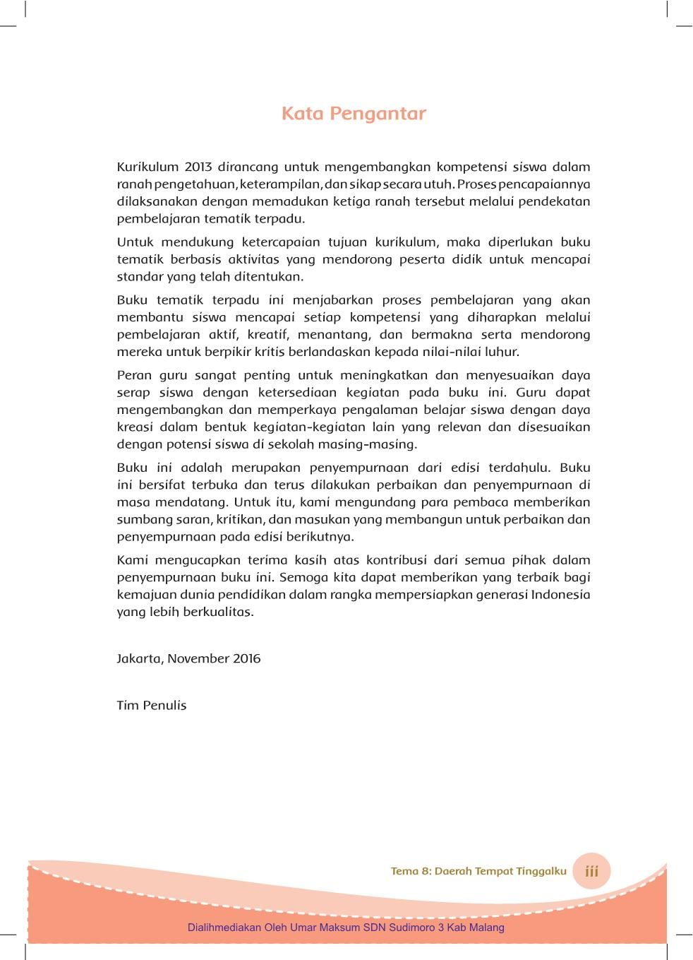 Find more similar flip pdfs like tema 8 kelas iv buku siswa. Tema 8 Kelas Iv Buku Siswa