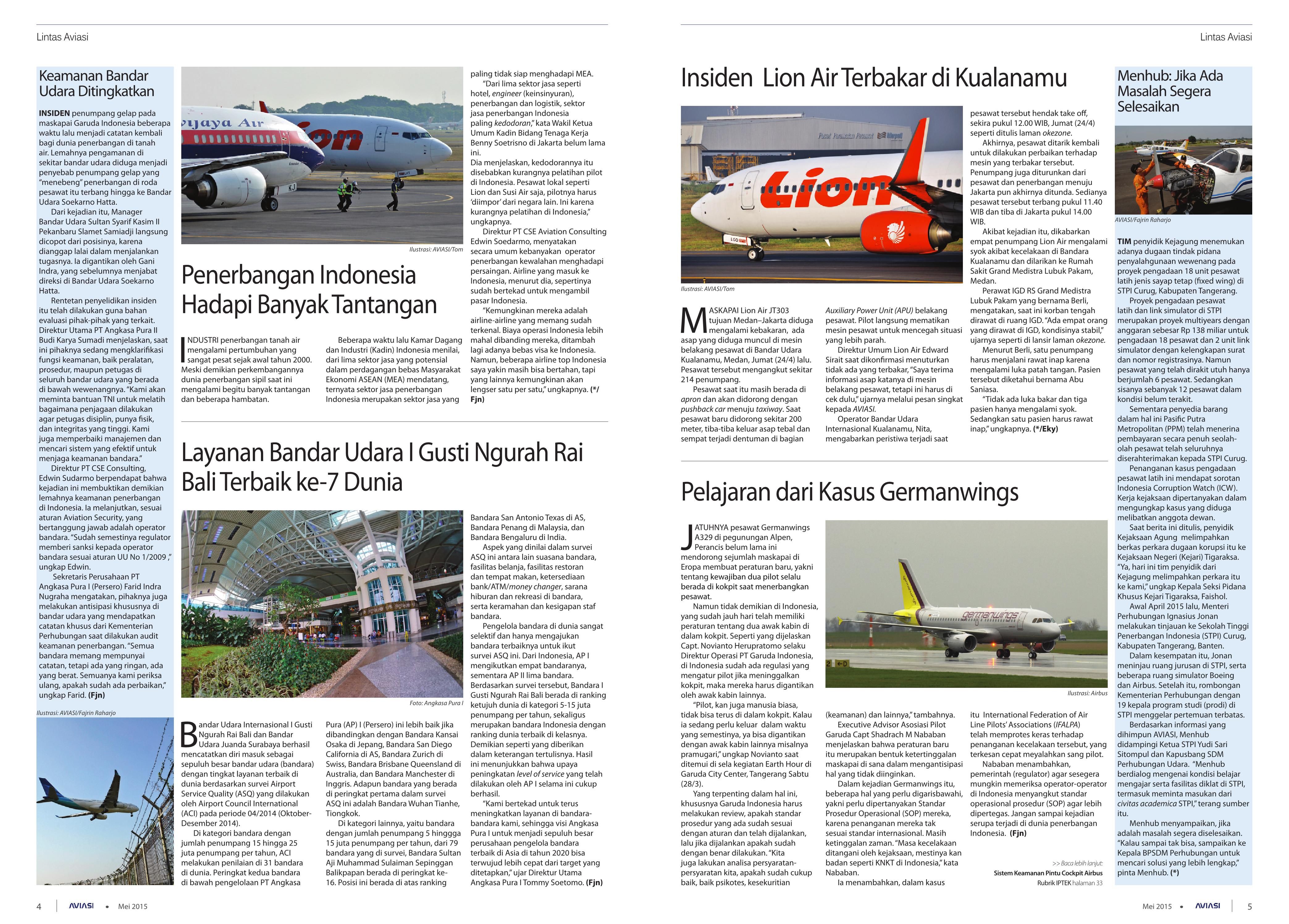 Mau tau berapa gaji crew kapal pesiar untuk wanita? Aviasi Edisi 82 Me 2015 Pages 1 23 Flip Pdf Download Fliphtml5