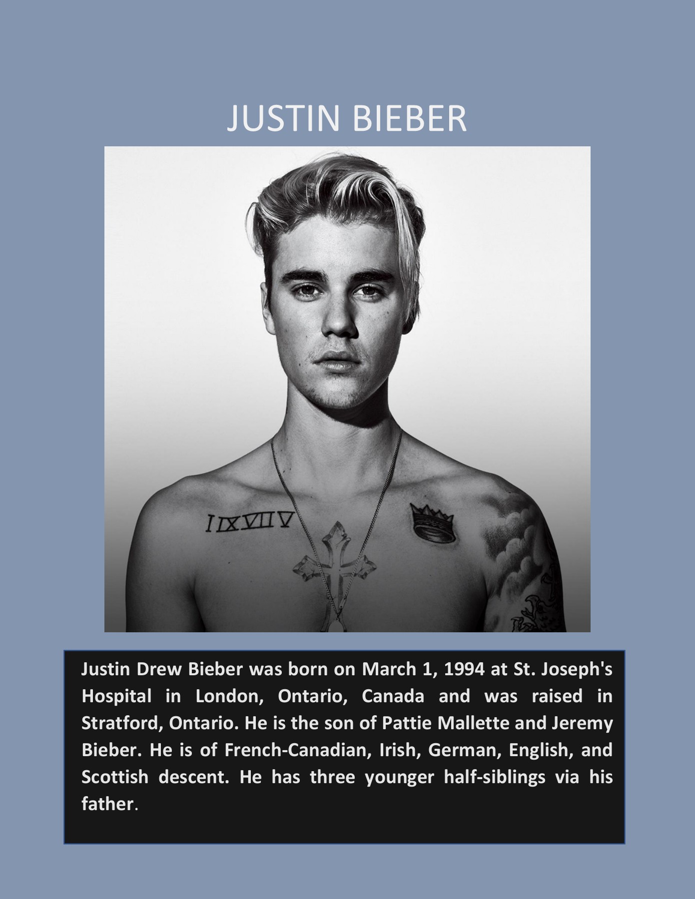 pic Justin Bieber St. Joseph's Hospital London Canadá justin bieber flip book pages 1 6