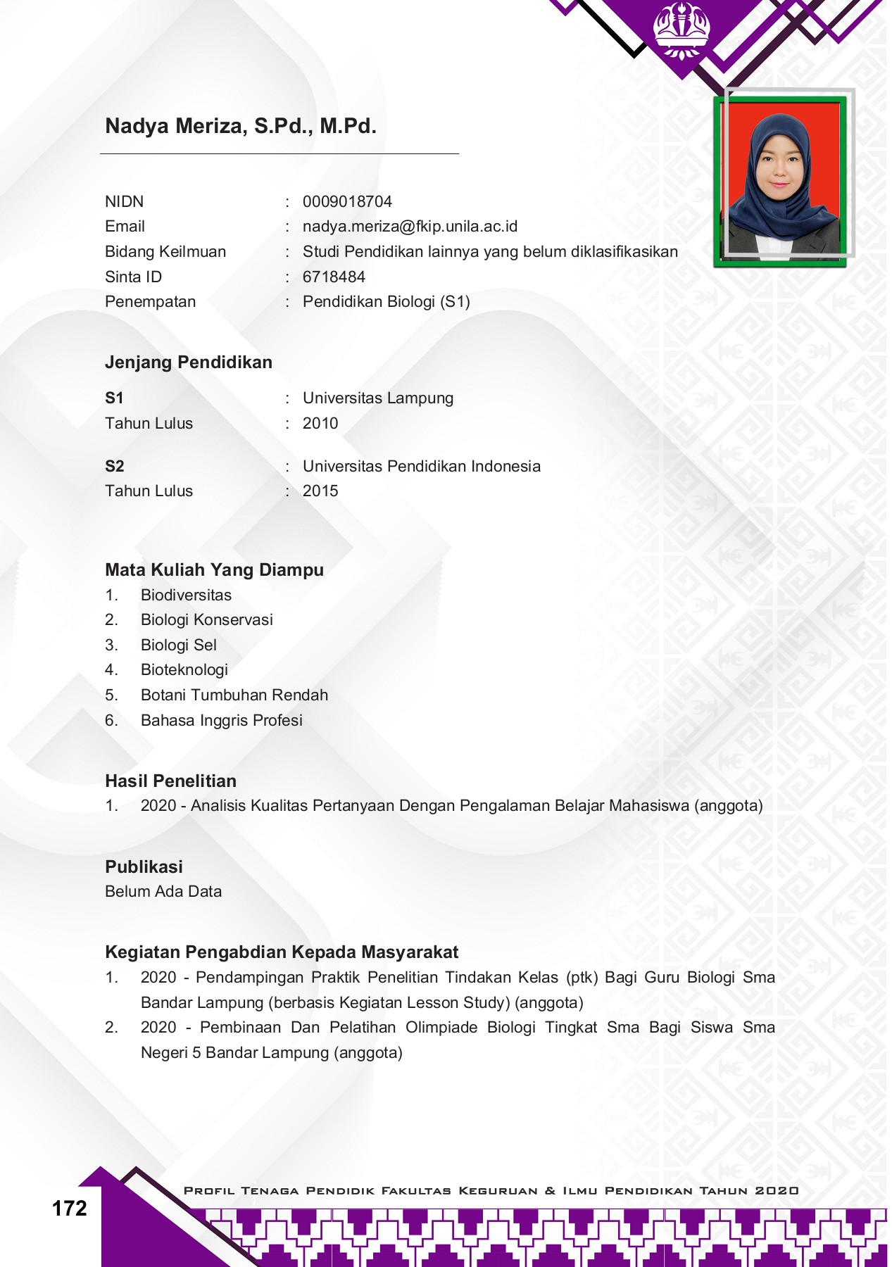 Bank btn lakukan audiensi bersama guru agama hindu. Buku Tendik Fkip Unila Tahun 2020 Unduh Buku 201 250 Halaman Pubhtml5
