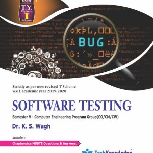 Software Testing| MSBTE Comp Sem 5 | Techknowledge Pub| Dr. Kishor S. Wagh