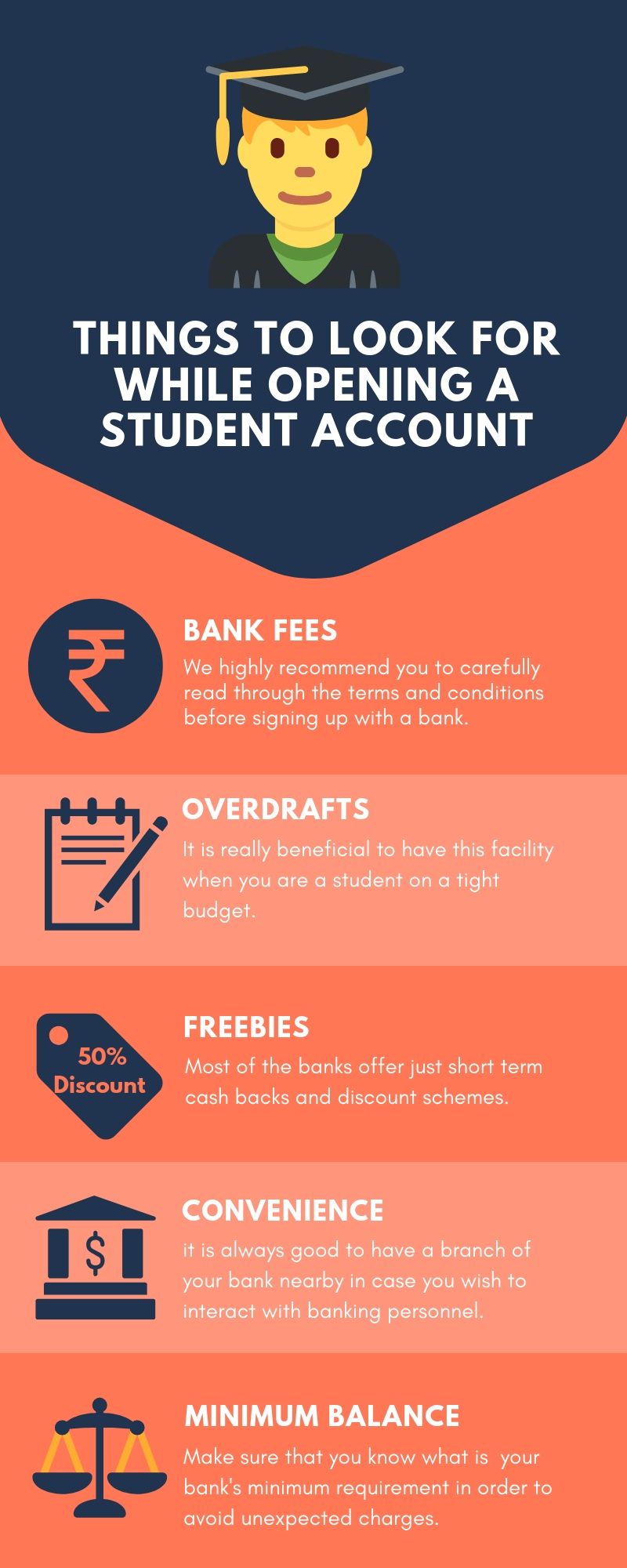 Things to look when opening a student savings account Online Account Open
