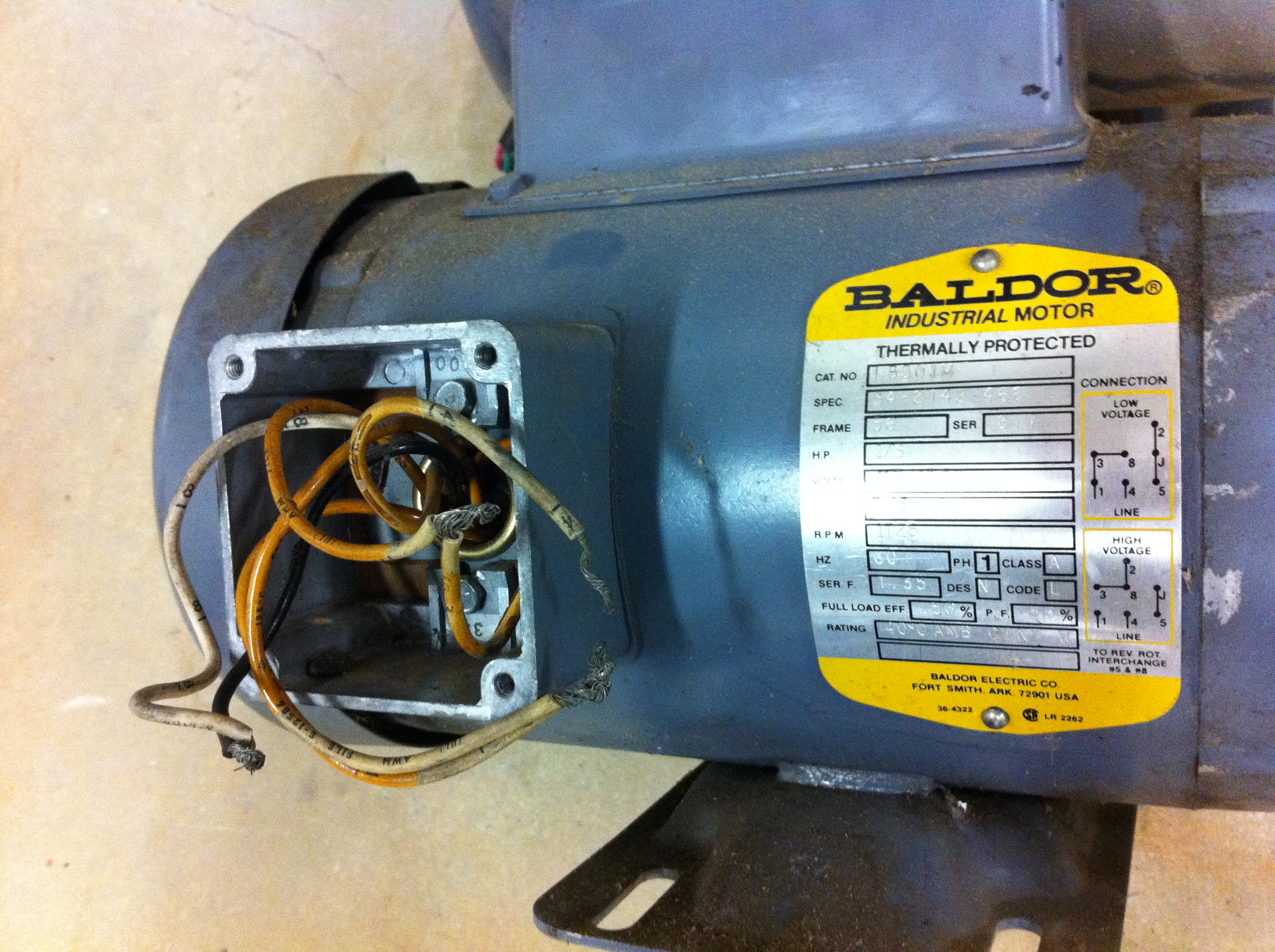 Baldor 5hp Single Phase Motor Wiring Diagram
