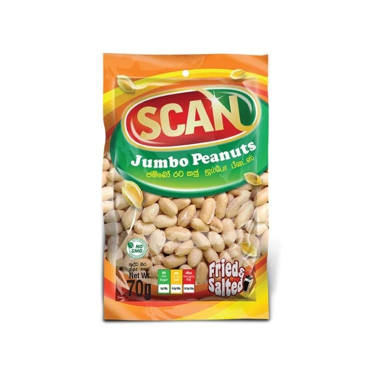 Scan Jumbo Peanuts 70g