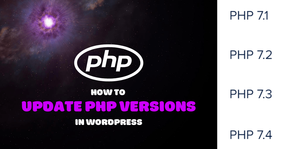 Manually clean up plugin files using something like perfmatters. How to update PHP Versions In WordPress (e.g. PHP 7.4)