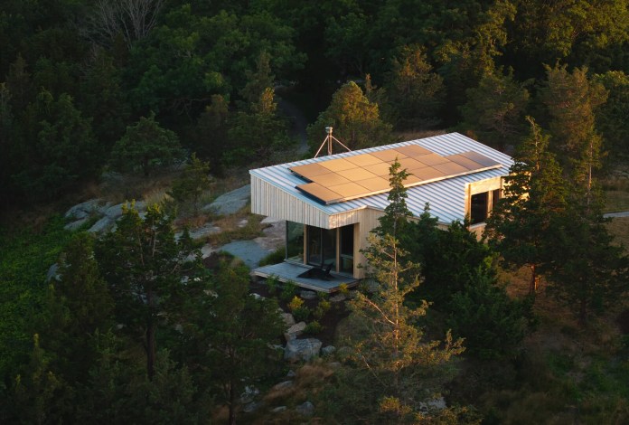 The setting is first, structures second at this coastal Massachusetts retreat

