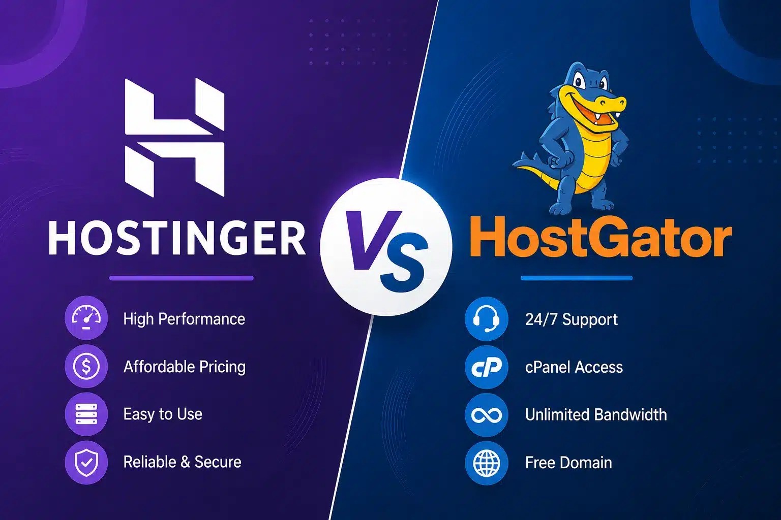 Hostinger vs HostGator