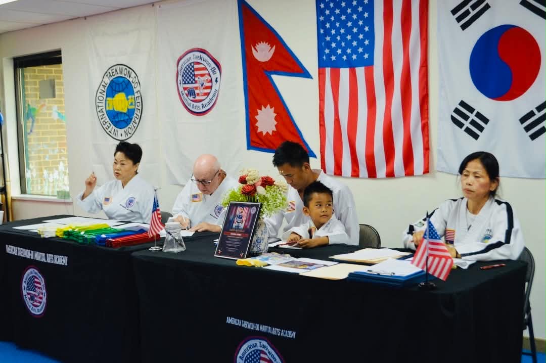 ATMAA judges during Belt Test  