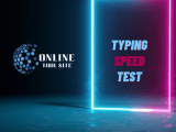 Typing Speed Test In One Minute Online Tool Site