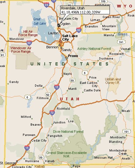 Riverdale Utah Map 4 