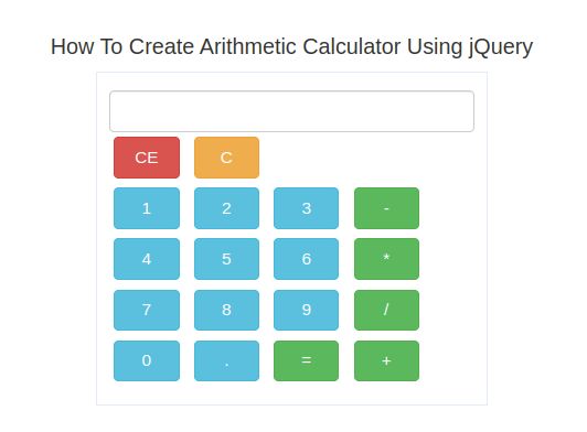 Simple Calculator Using Jquery - Geometric Arts - Modern HD Collection